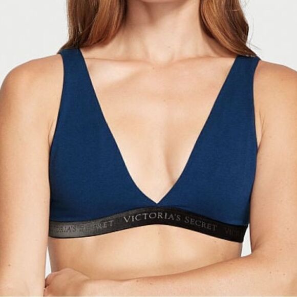 NWT Victoria’s Secret Cotton Wireless Lounge Bra - Picture 5 of 14